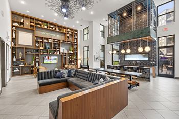 Resident lounge with kitchenette